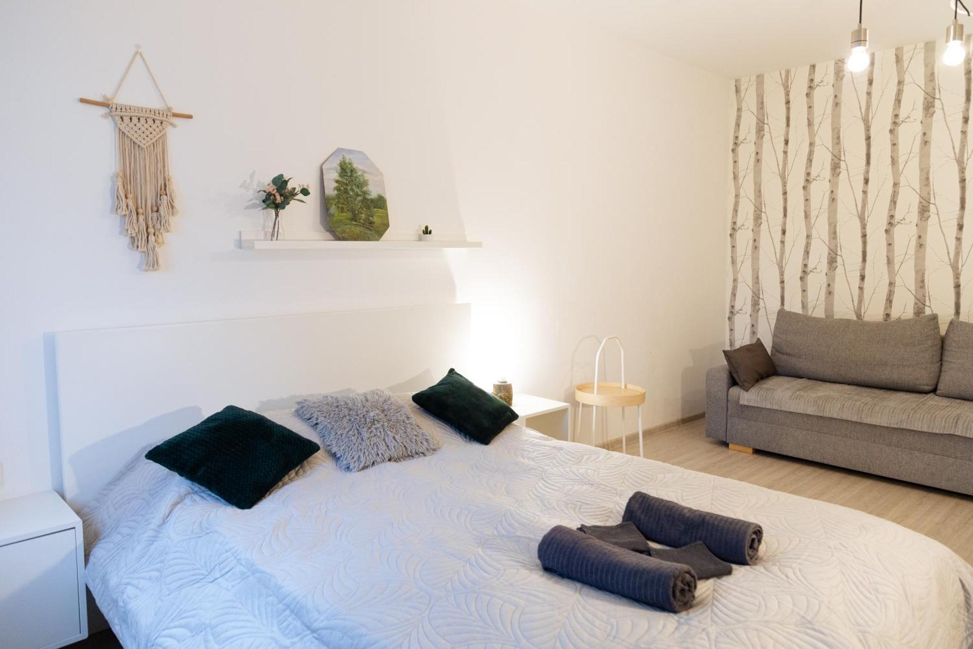 Visaginas Flat White Apartment Luaran gambar